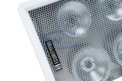 Perforated steel grille close-up thumbnail